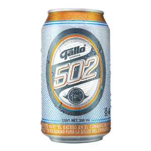 Cerveza Gallo 502 Lata 12 oz
